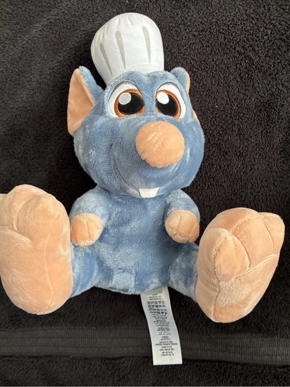Disney Blue and Peach Chef Remy Plush Stuffed Toy